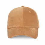 KP256 - Fluwelen pet met laag profiel, amber brown