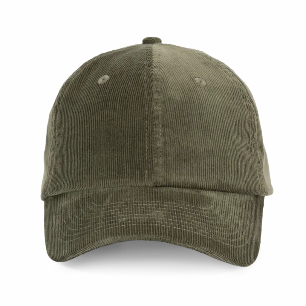 KP256 - Fluwelen pet met laag profiel, bold khaki — productfoto 3