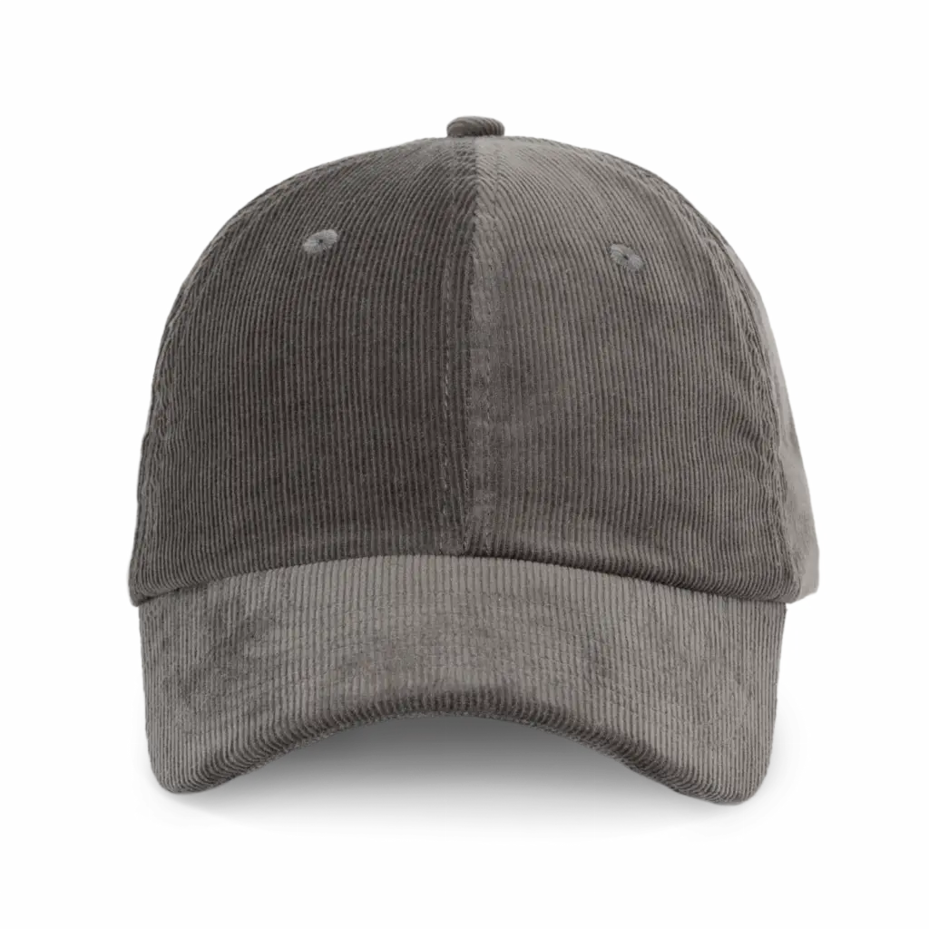 KP256 - Fluwelen pet met laag profiel, raven grey — productfoto 8