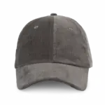 KP256 - Fluwelen pet met laag profiel, raven grey — productfoto 8