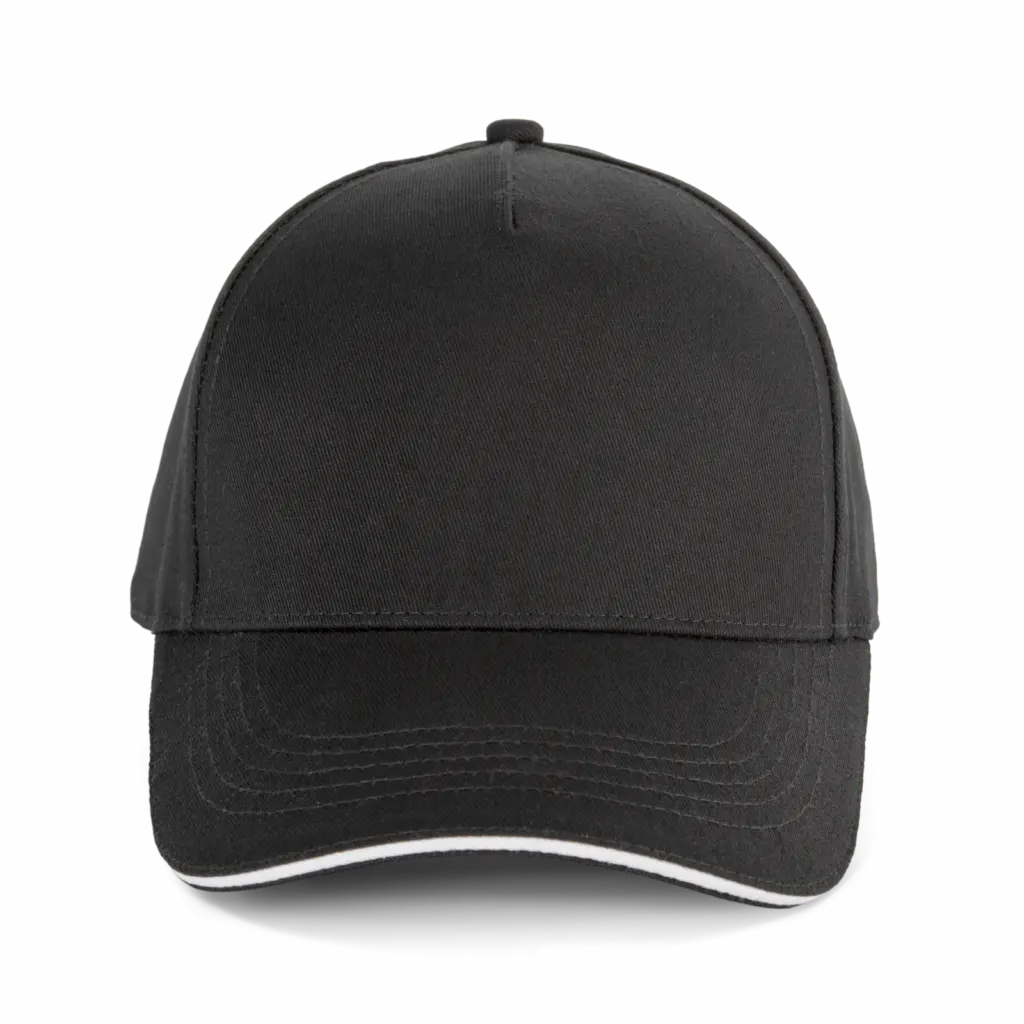 5-Panel Sandwich Cap KP353 bedrucken Baumwolle One-size — Produktfoto 6