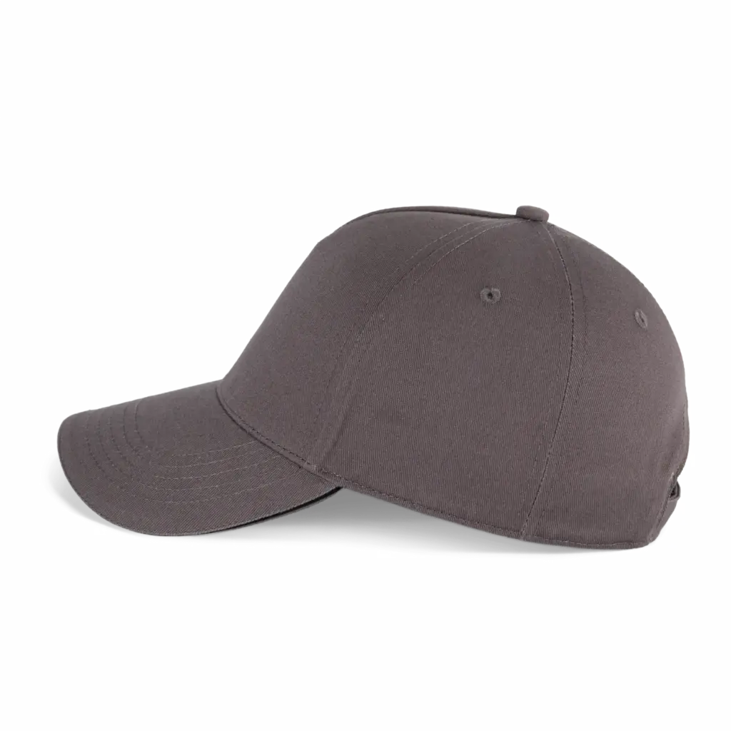 PS_KP353-S_MAGNETGREY-BLACK - Hidalgo-werbeartikel Sandwich pet met 5 panelen - K-up Gold Label, magnet grey / black — productfoto 8