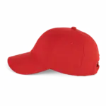 PS_KP358-S_CRIMSONRED - Hidalgo-werbeartikel Canvaskatoenen pet met 6 panelen - K-up Gold Label, crimson red — productfoto 7