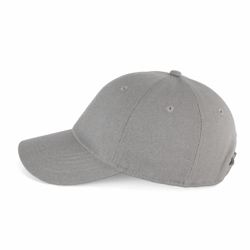 PS_KP358-S_HARBORGREY - Hidalgo-werbeartikel Canvaskatoenen pet met 6 panelen - K-up Gold Label, harbor grey — productfoto 10