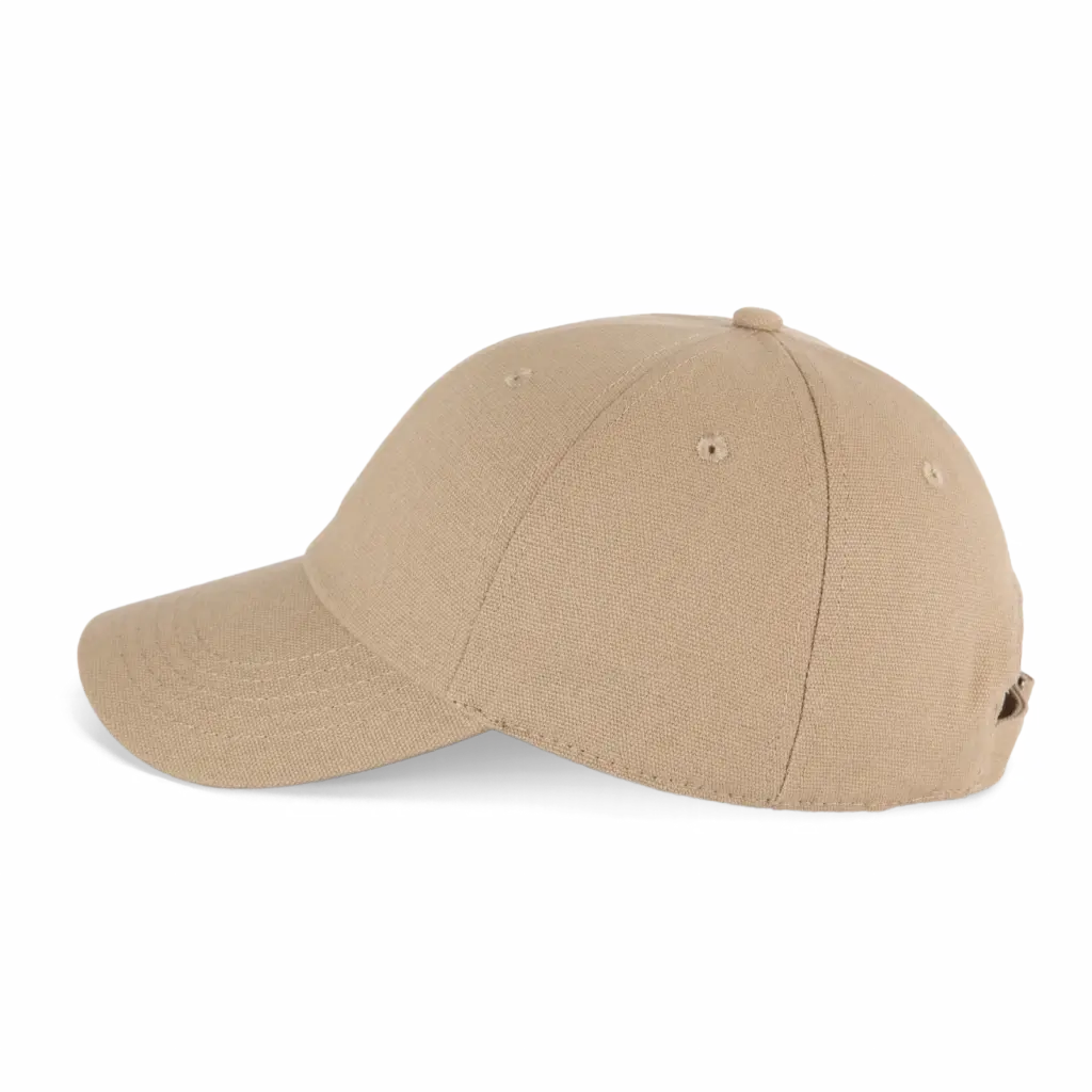 PS_KP358-S_OAKBROWN - Hidalgo-werbeartikel Canvaskatoenen pet met 6 panelen - K-up Gold Label, oak brown — productfoto 12