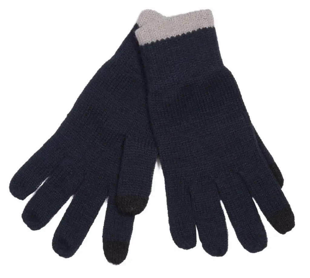 Handschoenen voor een aanraakscherm, navy / light grey — productfoto 3