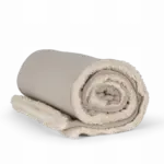 Plaid van sherpa, beige — productfoto 4