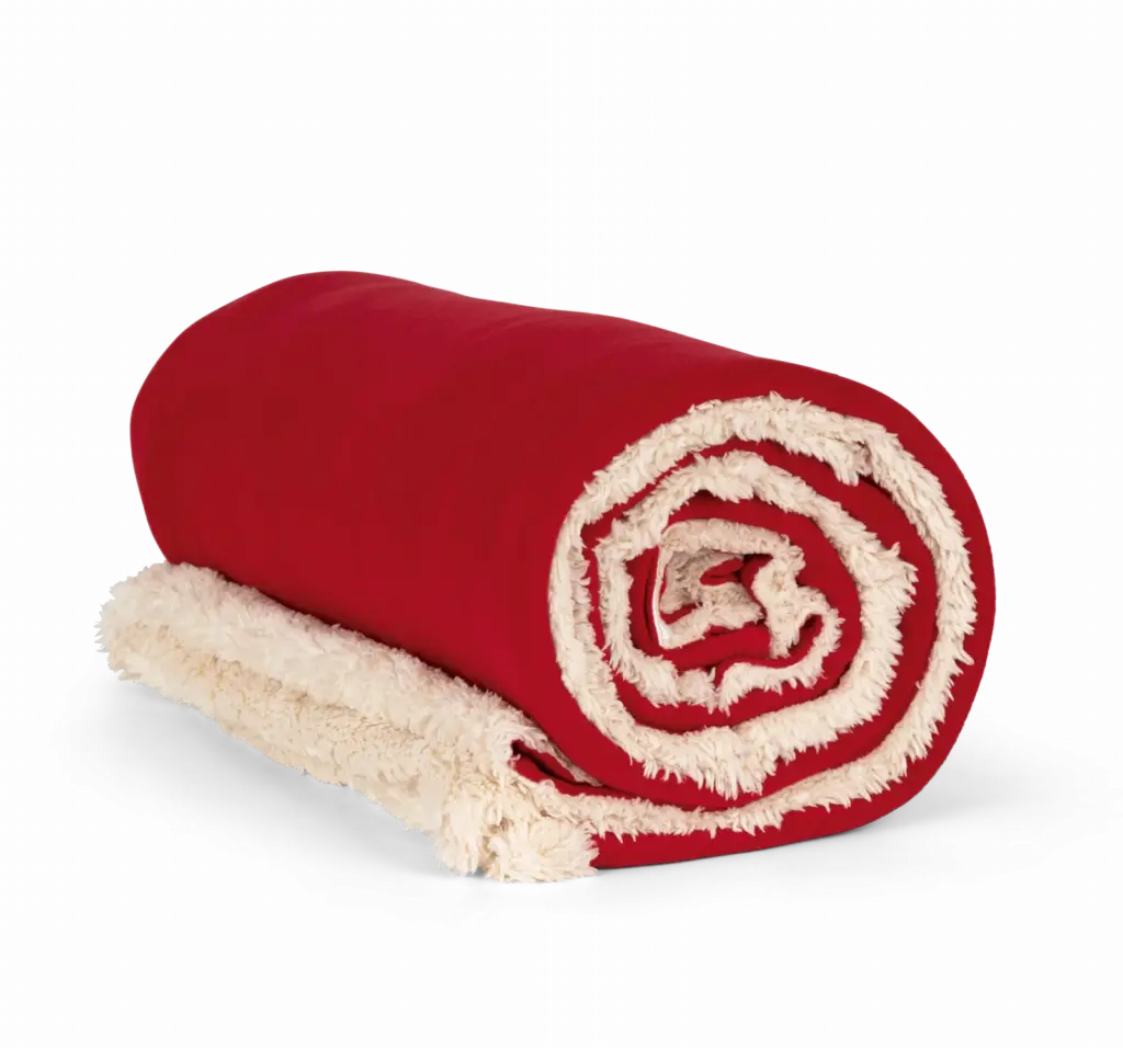 PS_KP431_CHERRYRED - Hidalgo Plaid van sherpa, cherry red — productfoto 5