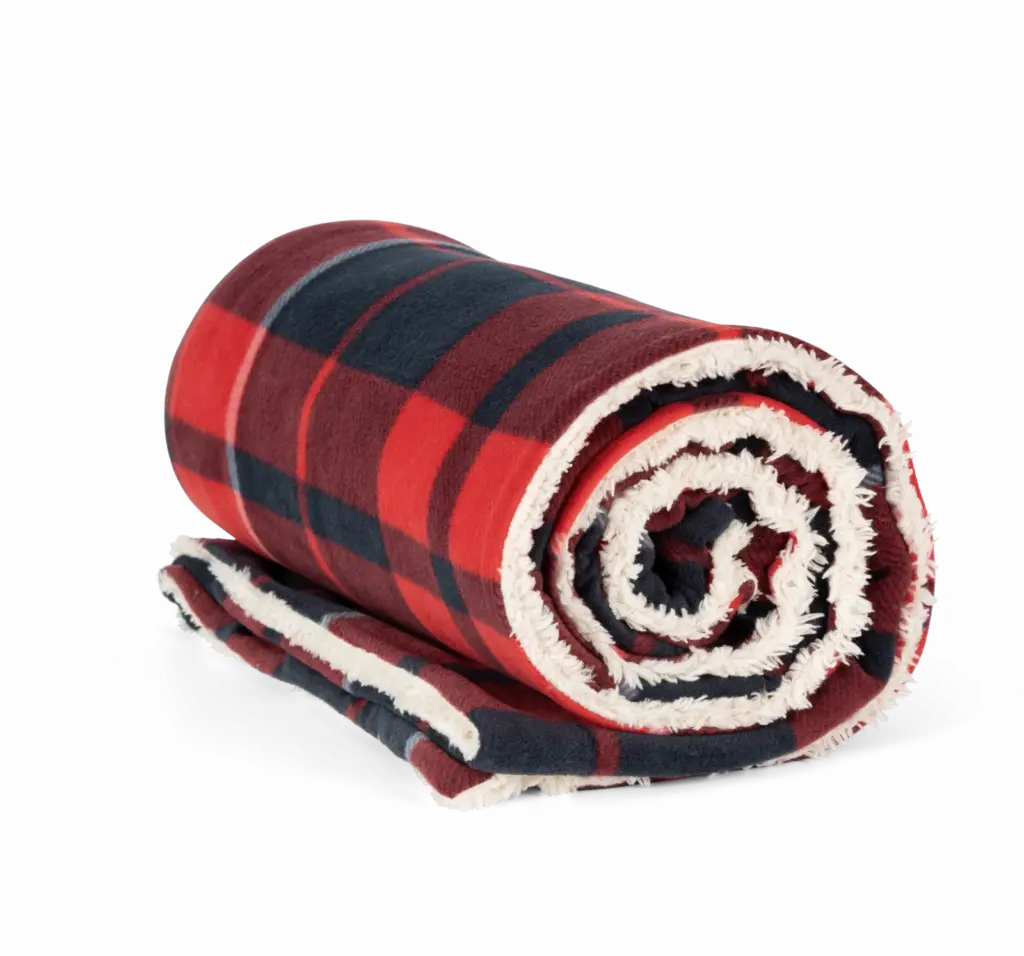 PS_KP431_RED-NAVYCHECKED - Hidalgo Plaid van sherpa, red / navy checked — productfoto 8
