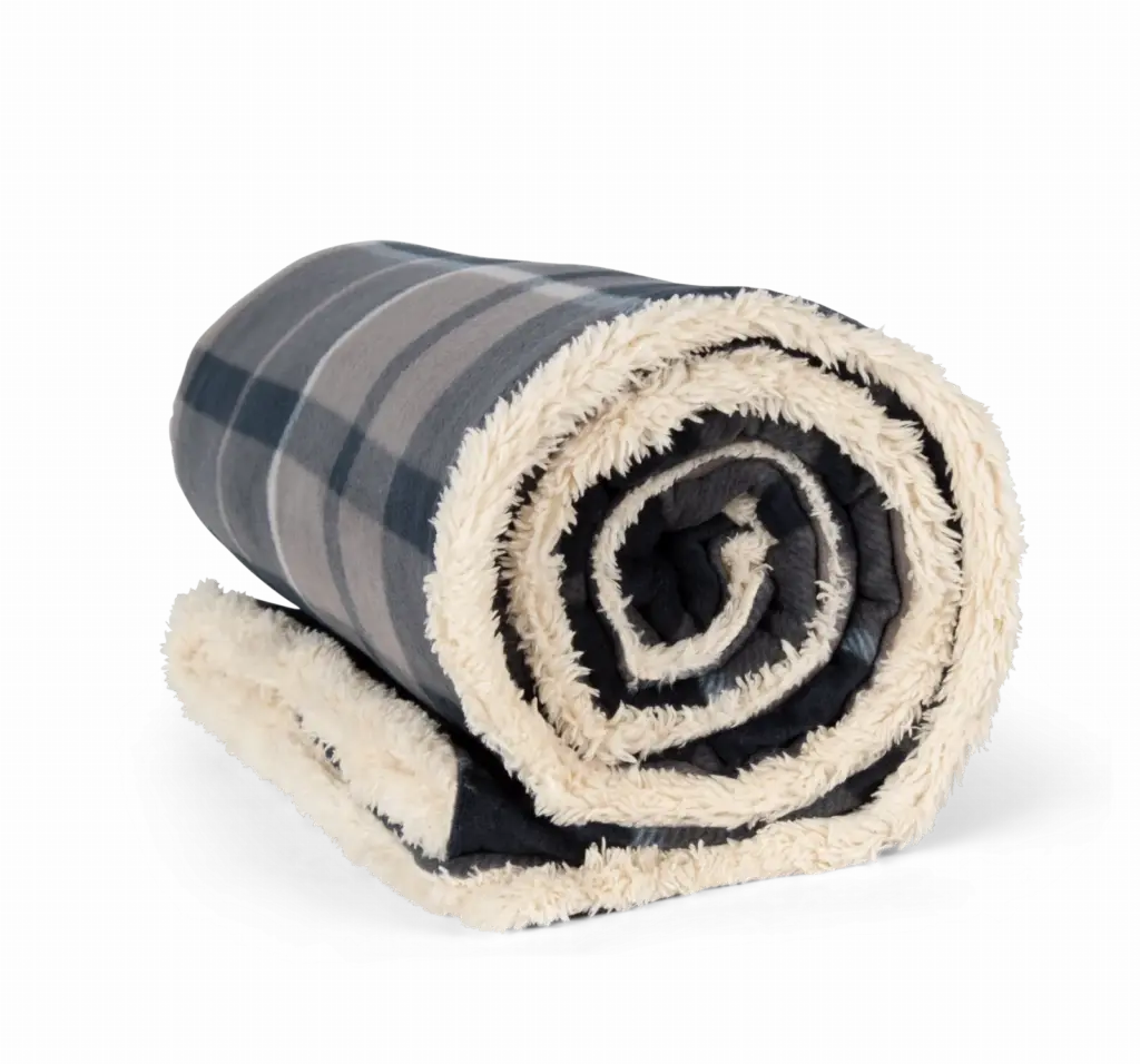 PS_KP431_STORMGREY-NAVYCHECKED - Hidalgo Plaid van sherpa, storm grey / navy checked — productfoto 10