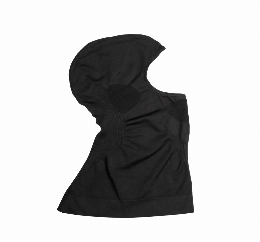 Naadloze bivakmuts voor kinderen, black — productfoto 2