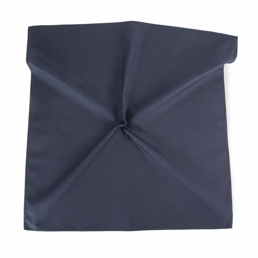 Vierkante bandana, essential dark navy — productfoto 8