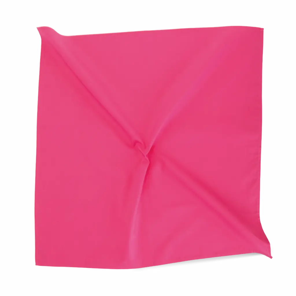 Vierkante bandana, glow pink — productfoto 9