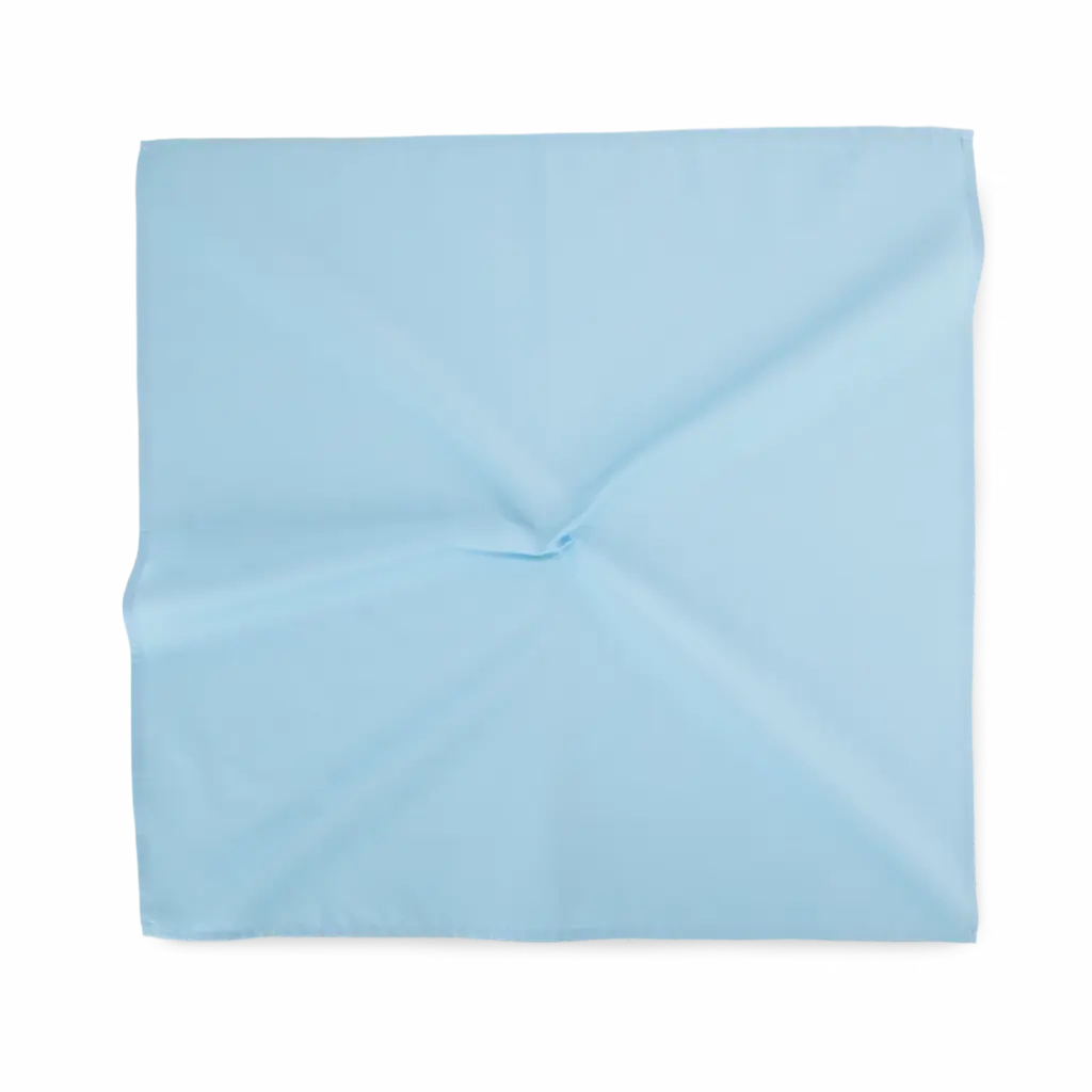 Vierkante bandana, soft blue — productfoto 15