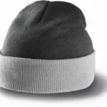 Tweekleurige Muts Met Omslag — productfoto 4