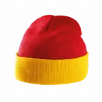 PS_KP514_RED-YELLOW - Hidalgo Tweekleurige Muts Met Omslag, red / yellow — productfoto 9