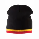 Muts Met Gecontrasteerd Boord, black / yellow / red — productfoto 6