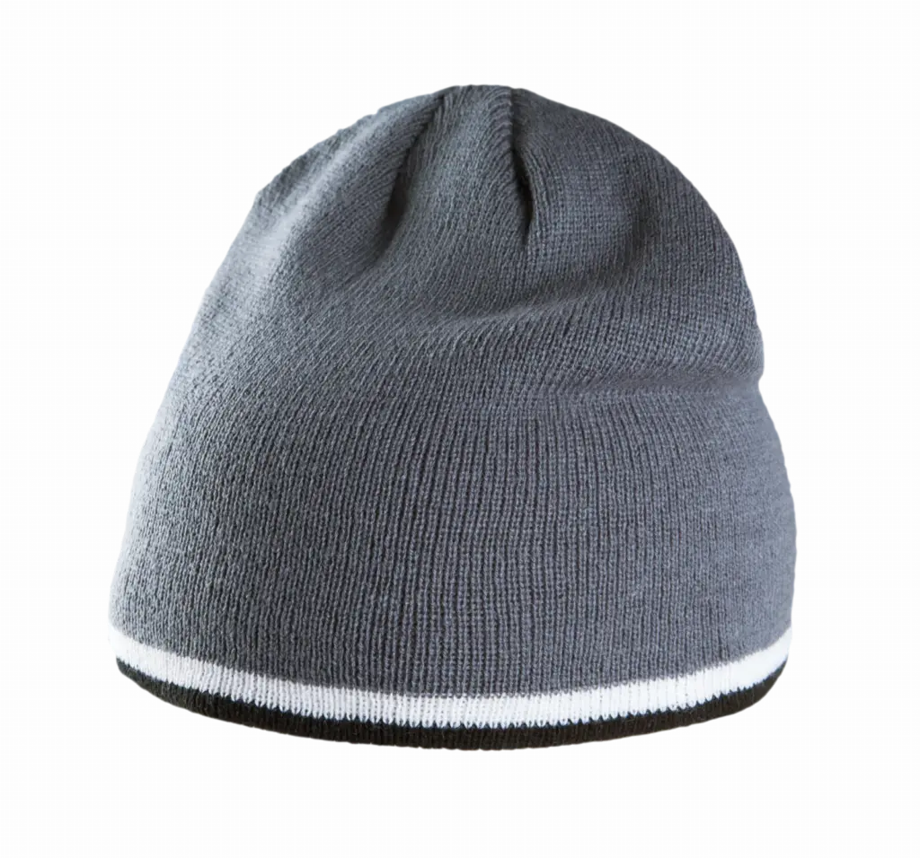 Muts Met Gecontrasteerd Boord, grey / white / black — productfoto 7
