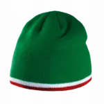 Muts Met Gecontrasteerd Boord, kelly green / white / red — productfoto 8