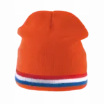Muts Met Gecontrasteerd Boord, orange/red/white/cobalt blue — productfoto 10