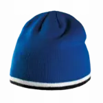 Muts Met Gecontrasteerd Boord, royal blue / white / black — productfoto 12