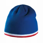 Muts Met Gecontrasteerd Boord, royal blue / white / red — productfoto 13