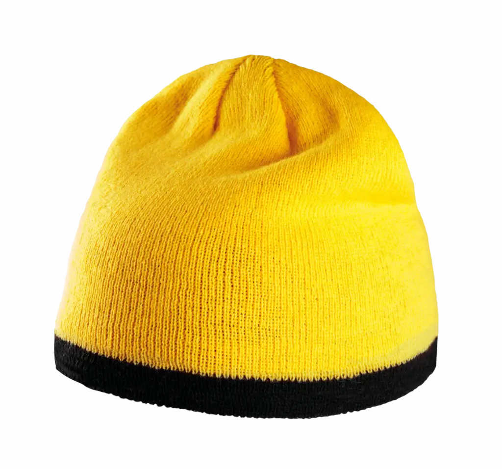 Muts Met Gecontrasteerd Boord, yellow / black — productfoto 14