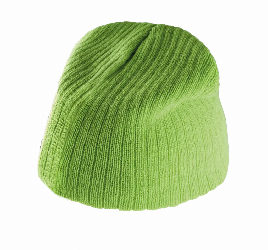PS_KP517_LIME - Hidalgo Geribbelde gebreide muts, lime — productfoto 7
