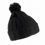 Pomponmuts met omslag, black — productfoto 5