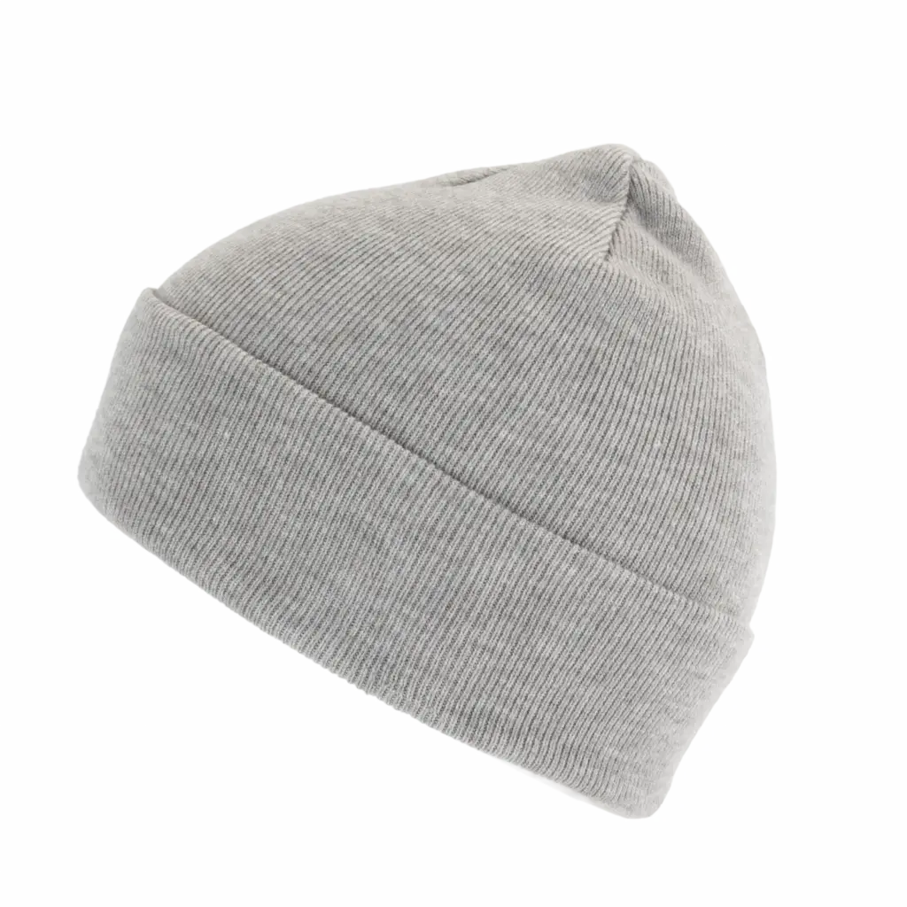 Muts met omslag - K-up Gold Label, light grey melange — productfoto 10