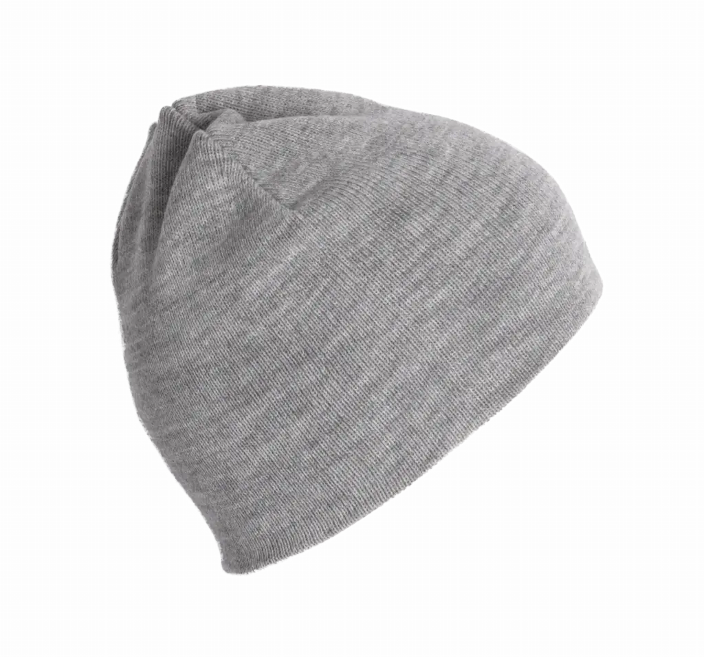 Gebreide muts, alloy grey heather — productfoto 3