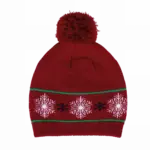 Muts met kerstmotieven, cherry red — productfoto 5