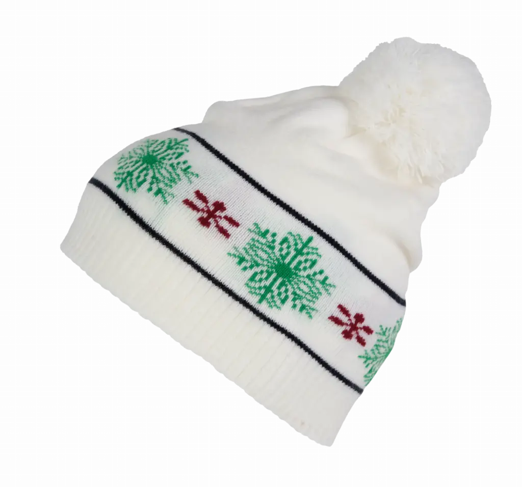 PS_KP558-S_OFFWHITE - Hidalgo Muts met kerstmotieven, off white — productfoto 6