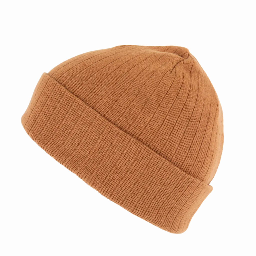 Gebreide muts - K-up Gold Label, copper brown — productfoto 7