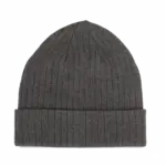 Gebreide muts - K-up Gold Label, deep grey heather — productfoto 9