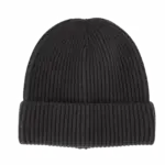 Gebreide muts met omslag - K-up Gold Label, black — productfoto 7