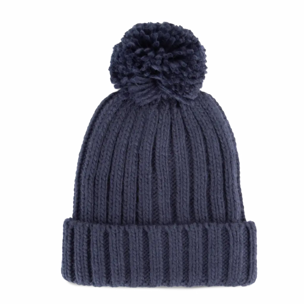 Muts met pompon, fly blue — productfoto 8