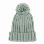 Muts met pompon, water green — productfoto 11