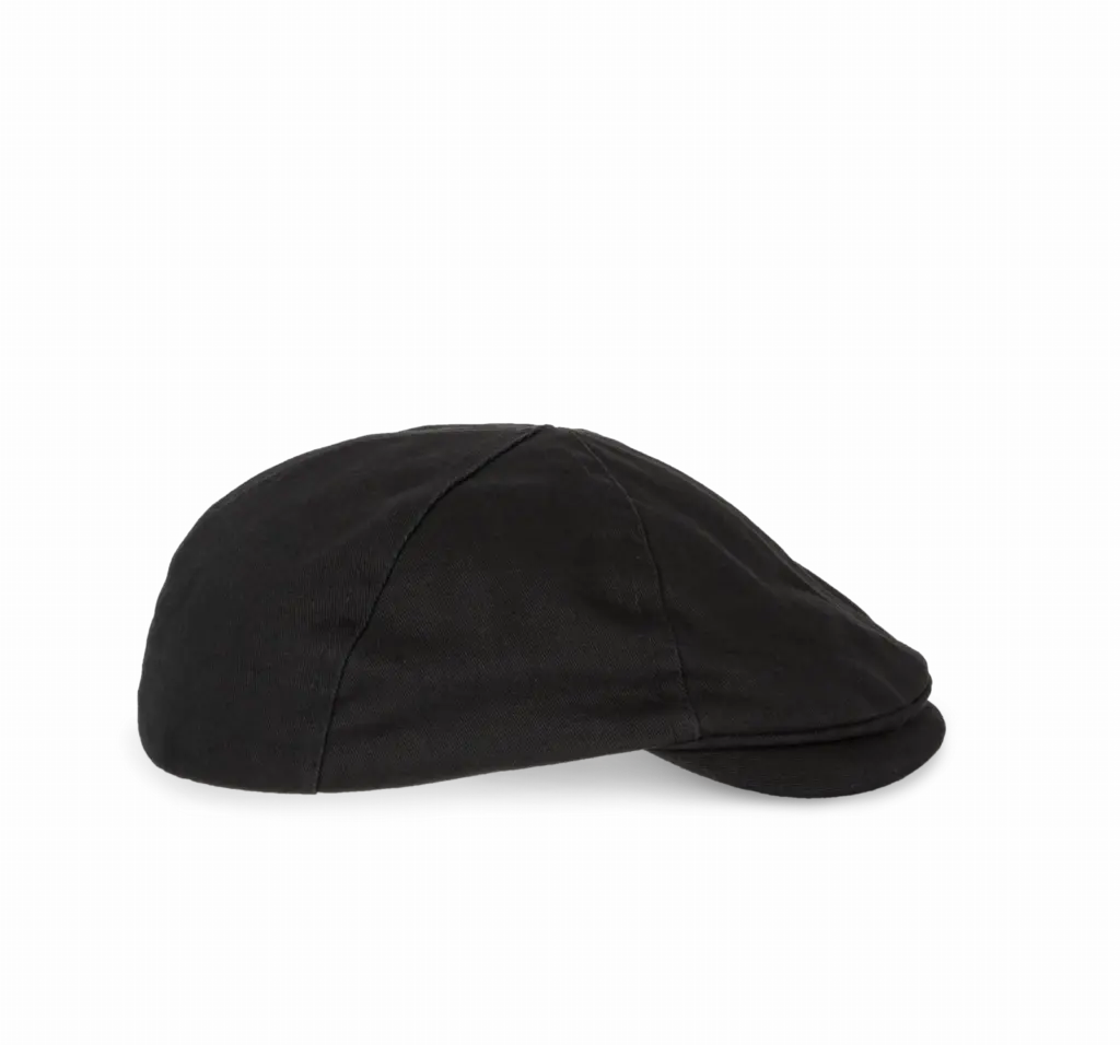 PS_KP601-S_BLACK - Hidalgo-werbeartikel Klassieke Duckbill pet, black — productfoto 5