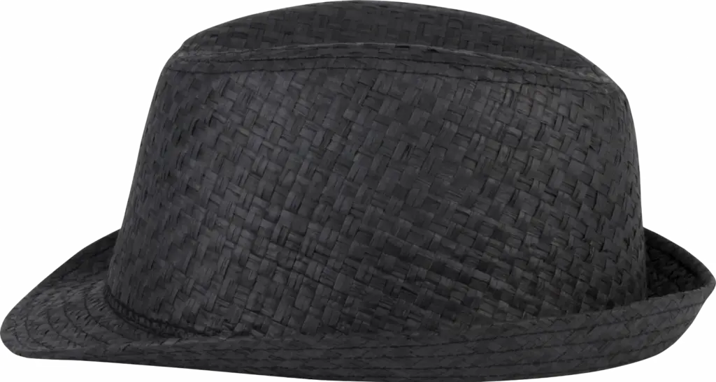 PS_KP612-S_BLACK - Hidalgo-werbeartikel Strohoed in retro Panama-stijl, black — productfoto 5