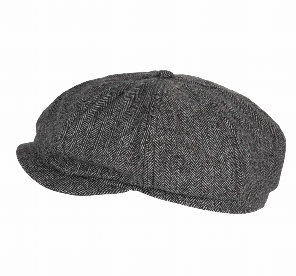 PS_KP614-S_HERRINGBONEGREY - Hidalgo-werbeartikel Pet Newsboy, herringbone grey — productfoto 5