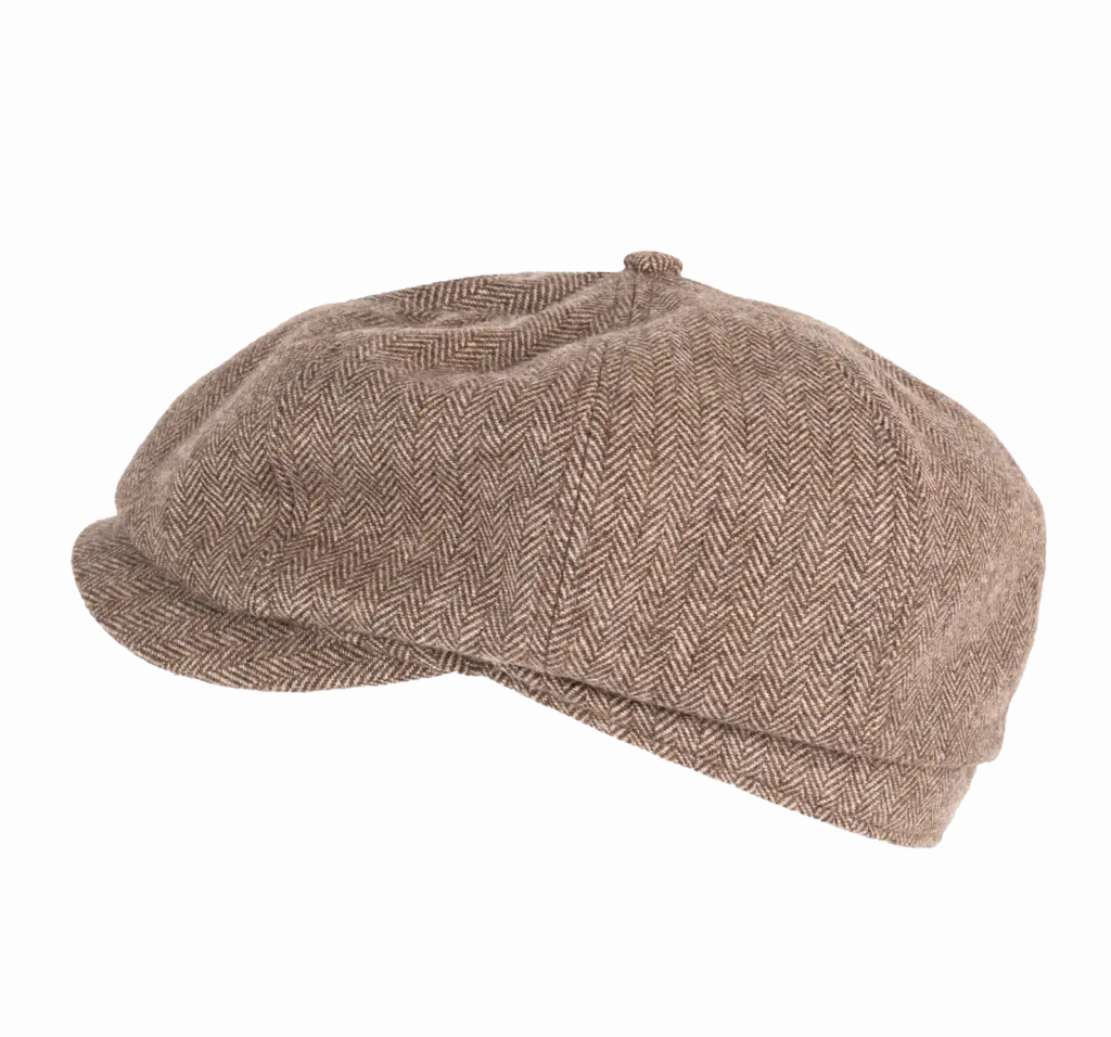 PS_KP614-S_HERRINGBONESAND - Hidalgo-werbeartikel Pet Newsboy, herringbone sand — productfoto 6
