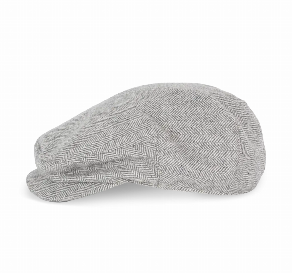Baret duckbill, herringbone light grey — productfoto 8