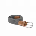 PS_KP805_DARKGREY - Hidalgo Elastische gevlochten riem, dark grey — productfoto 7