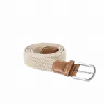 PS_KP805_ECRU - Hidalgo Elastische gevlochten riem, ecru — productfoto 8