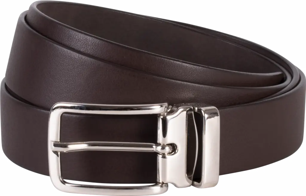 Klassieke riem - 30 mm, dark brown — productfoto 5