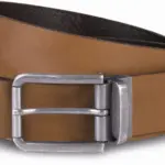 KP812_2018 - Hidalgo Riem van leer met onafgewerkte rand - 35 mm
