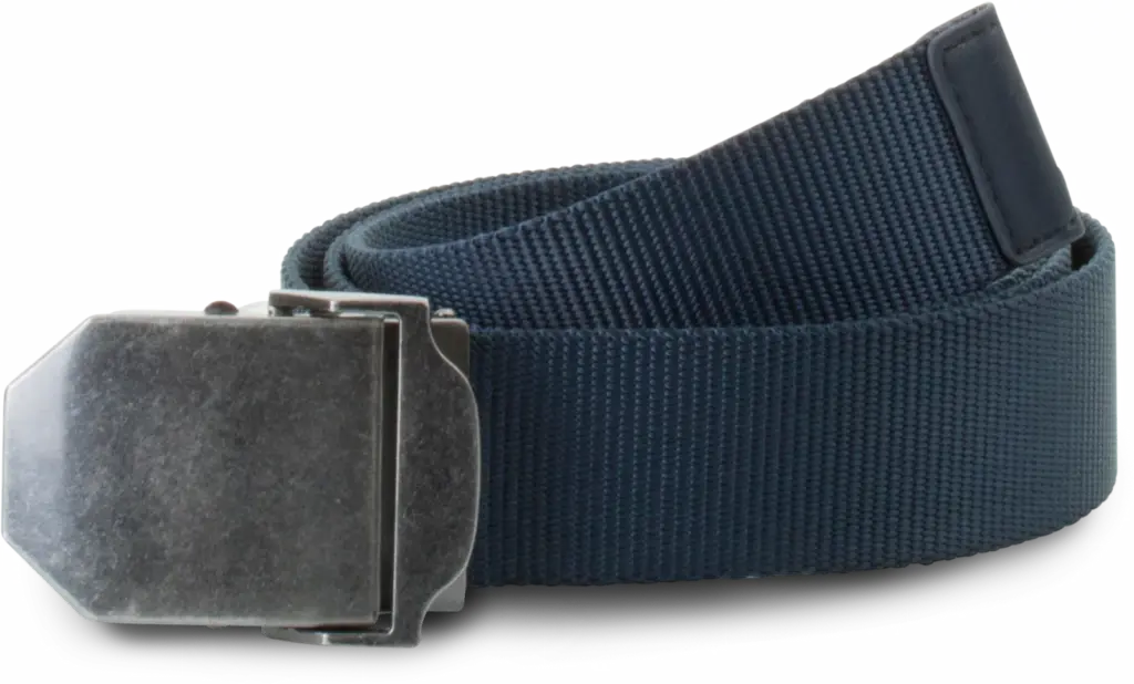 Metalen gespriem, navy / old silver — productfoto 5