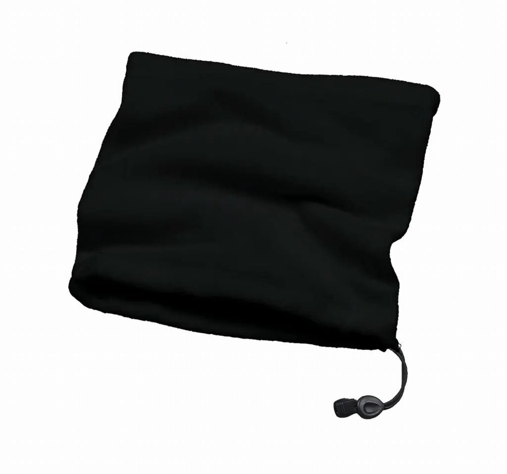 PS_KP875_BLACK - Hidalgo Multifunctionele fleece snood, black — productfoto 5