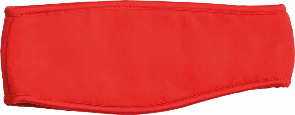 PS_KP880_RED - Hidalgo-werbeartikel Hoofdband van fleece — productfoto 9